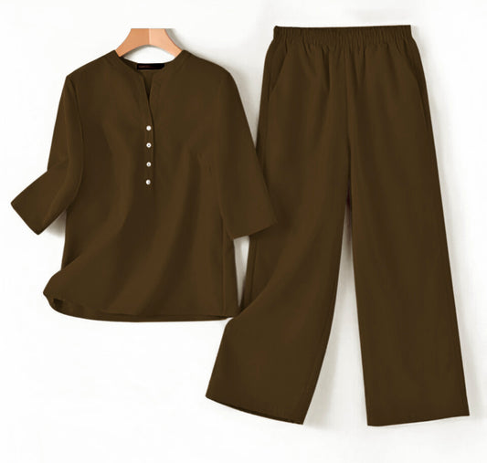 Modern Brown Co-ord Set for the Stylish You