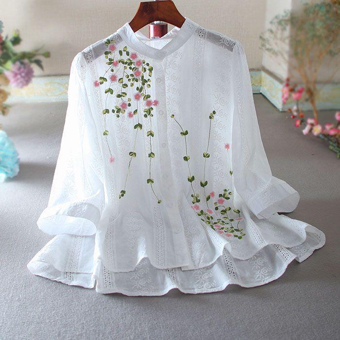 Simplicity Meets Style in Our White Embroidery Tunic