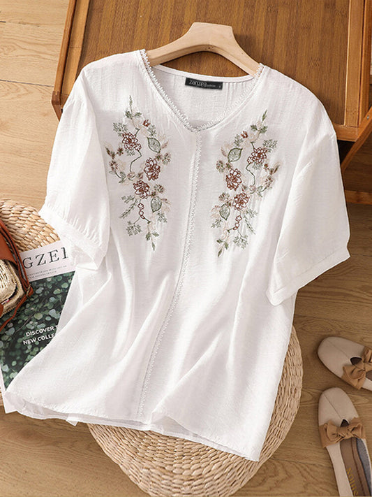 Premium White Embroidered Tunics for Women's, Luxurious and Fashionable